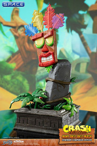 Aku Aku Mask Mini-Statue (Crash Bandicoot)