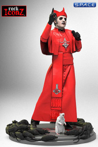 Cardinal Copia in red Cassock Rock Iconz Statue (Ghost)