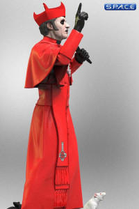 Cardinal Copia in red Cassock Rock Iconz Statue (Ghost)