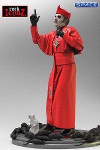 Cardinal Copia in red Cassock Rock Iconz Statue (Ghost)