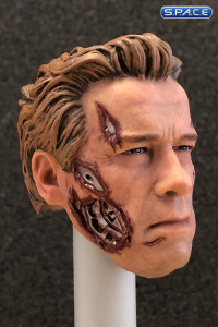 1/6 Scale battle damaged Guardian Head Sculpt (brown hair)