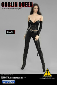 1/6 Scale Goblin Queen black Cosplay Clothing Set Ver. 2.0