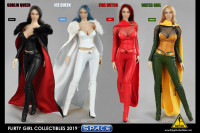 1/6 Scale Ice Queen white Cosplay Clothing Set Ver. 2.0