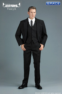 1/6 Scale black Suit for strong Bodies