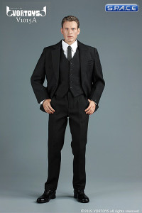 1/6 Scale black Suit for strong Bodies