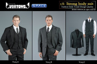 1/6 Scale grey Suit for strong Bodies