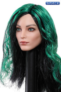 1/6 Scale Lorna Head Sculpt (long green hair)