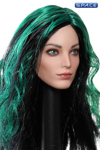 1/6 Scale Lorna Head Sculpt (long green hair)