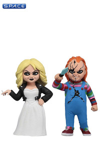 Toony Terrors Chucky & Tiffany 2-Pack (Bride of Chucky)