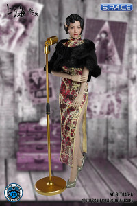 1/6 Scale gold Shanghai Nightclub Singer Cosplay Set