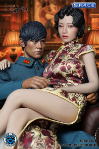 1/6 Scale gold Shanghai Nightclub Singer Cosplay Set