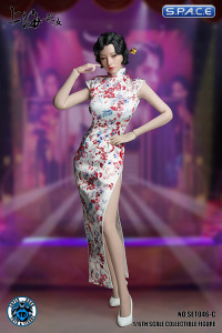 1/6 Scale white Shanghai Nightclub Singer Cosplay Set