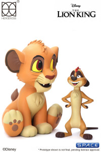 Simba and Timon PVC Statue (The Lion King)