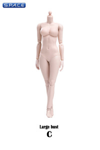 1/6 Scale female pale Body (2019 Version / large Breast / with joints)