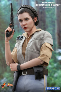 1/6 Scale Princess Leia & Wicket Movie Masterpiece Set MMS551 (Star Wars)