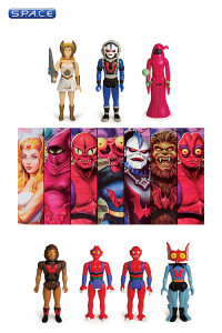 7er Komplettsatz: MOTU ReAction Figures Wave 5 (Masters of the Universe)