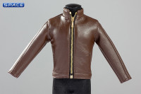 1/6 Scale Steves brown Casual Leather Jacket Outfit