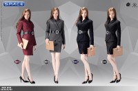1/6 Scale red female Office Lady Set with Skirt