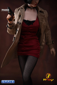 1/6 Scale red Female Agent Suit