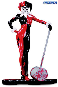 Harley Quinn Statue by Adam Hughes (DC Comics Red, White & Black)