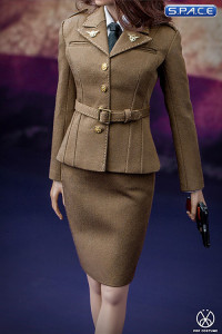 1/6 WWII U.S. Army Female Agent Uniform Set