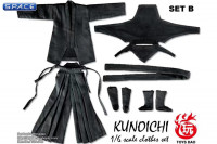 1/6 Scale black Kunoichi Set