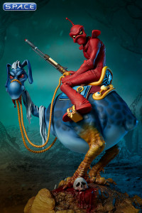 William Stouts Red Rider Statue (William Stout)