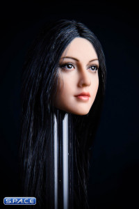 1/6 Scale Anna Head Sculpt (black eyes / black hair)