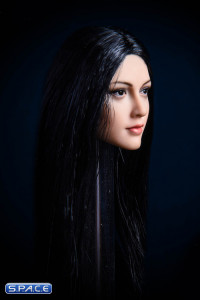 1/6 Scale Anna Head Sculpt (black eyes / black hair)