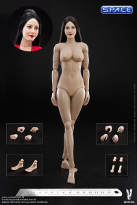 1/6 Scale Female Body with Asian Beauty Head (antique hairstyle)