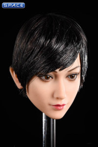 1/6 Scale Jasmine Head Sculpt (short black hair)