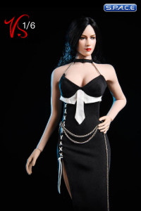 1/6 Scale black Party Dress