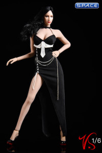 1/6 Scale black Party Dress