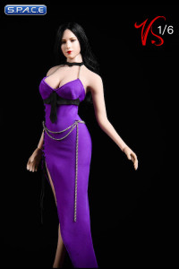 1/6 Scale purple Party Dress