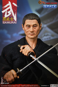 1/6 Scale Samurai Character Set with black hair Head Sculpt