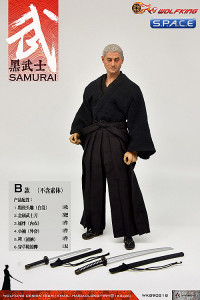 1/6 Scale Samurai Character Set with white hair Head Sculpt