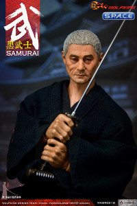 1/6 Scale Samurai Character Set with white hair Head Sculpt