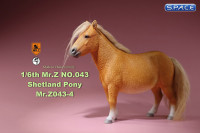 1/6 Scale sorrel Shetland Pony