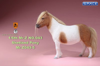 1/6 Scale brown patched Shetland Pony