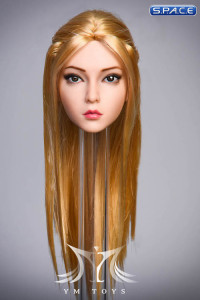 1/6 Scale Rose Head Sculpt (brown eyes / straight long golden hair)