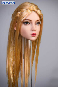 1/6 Scale Rose Head Sculpt (brown eyes / straight long golden hair)