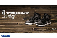 1/6 Scale OG Retro High Sneaker (Shadow)