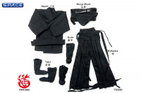 1/6 Scale black Ninja Suit