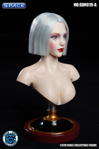 1/6 Scale Iris Head Sculpt with Make-Up (white hair)