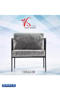 1/6 Scale metal frame Armchair (grey)