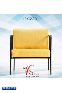 1/6 Scale metal frame Armchair (yellow)