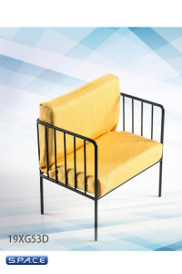 1/6 Scale metal frame Armchair (yellow)