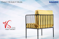 1/6 Scale metal frame Armchair (yellow)