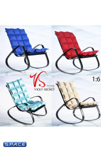 1/6 Scale modern Rocking Chair (blue)