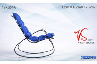 1/6 Scale modern Rocking Chair (blue)